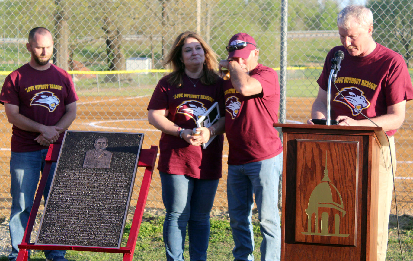 Lucas Russo memorialized with plaque, field dedication